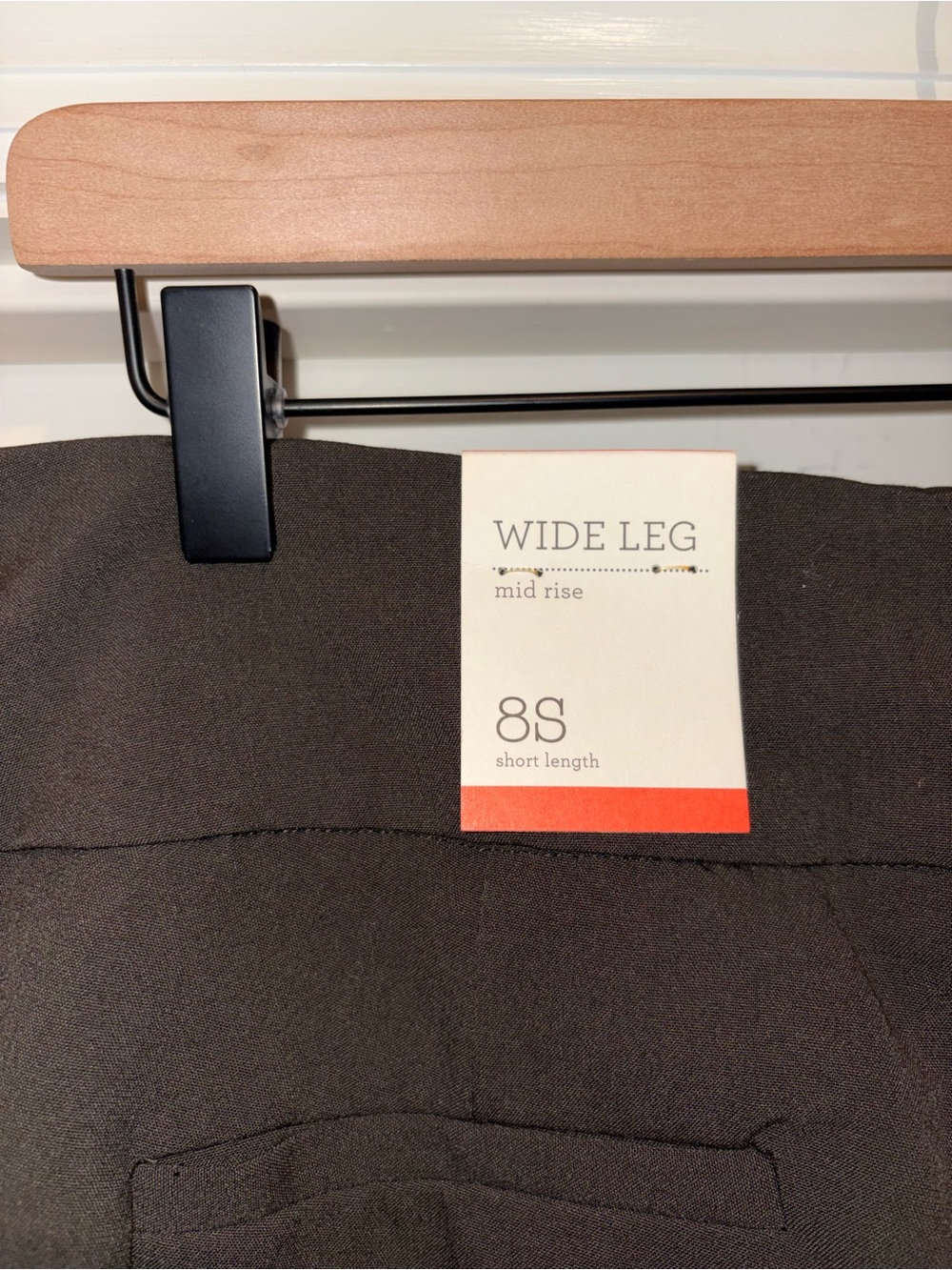 Women’s Style & Co Wide Leg Mid-Rise dress pants in dark forest size 8S NWT - Picture 5 of 7